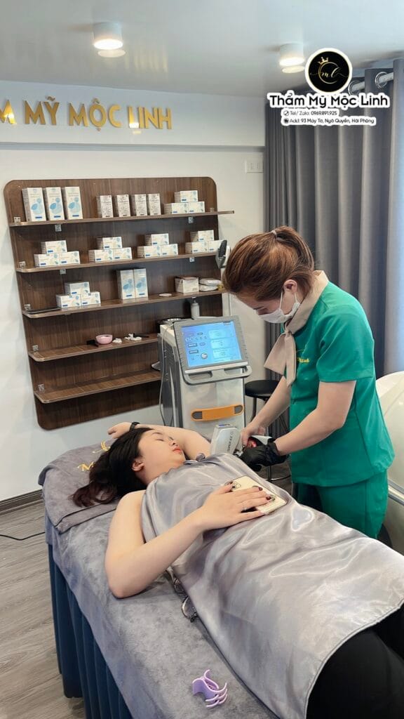Triệt lông nách tại Thẩm Mỹ Mộc Linh Hải Phòng - hình 3