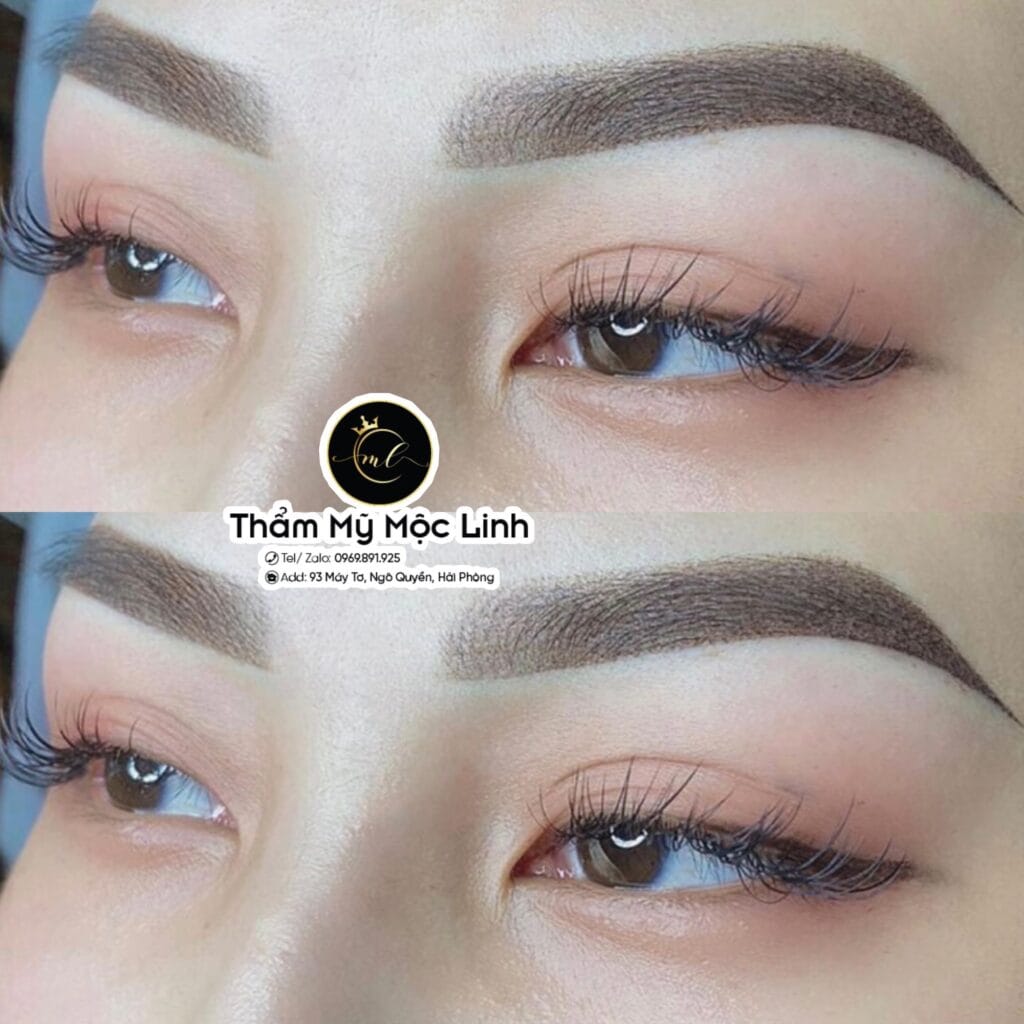 Phun mày tại Thẩm Mỹ Mộc Linh Hải Phòng - hình 8