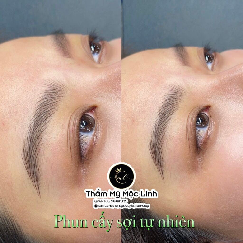 Phun mày tại Thẩm Mỹ Mộc Linh Hải Phòng - hình 2