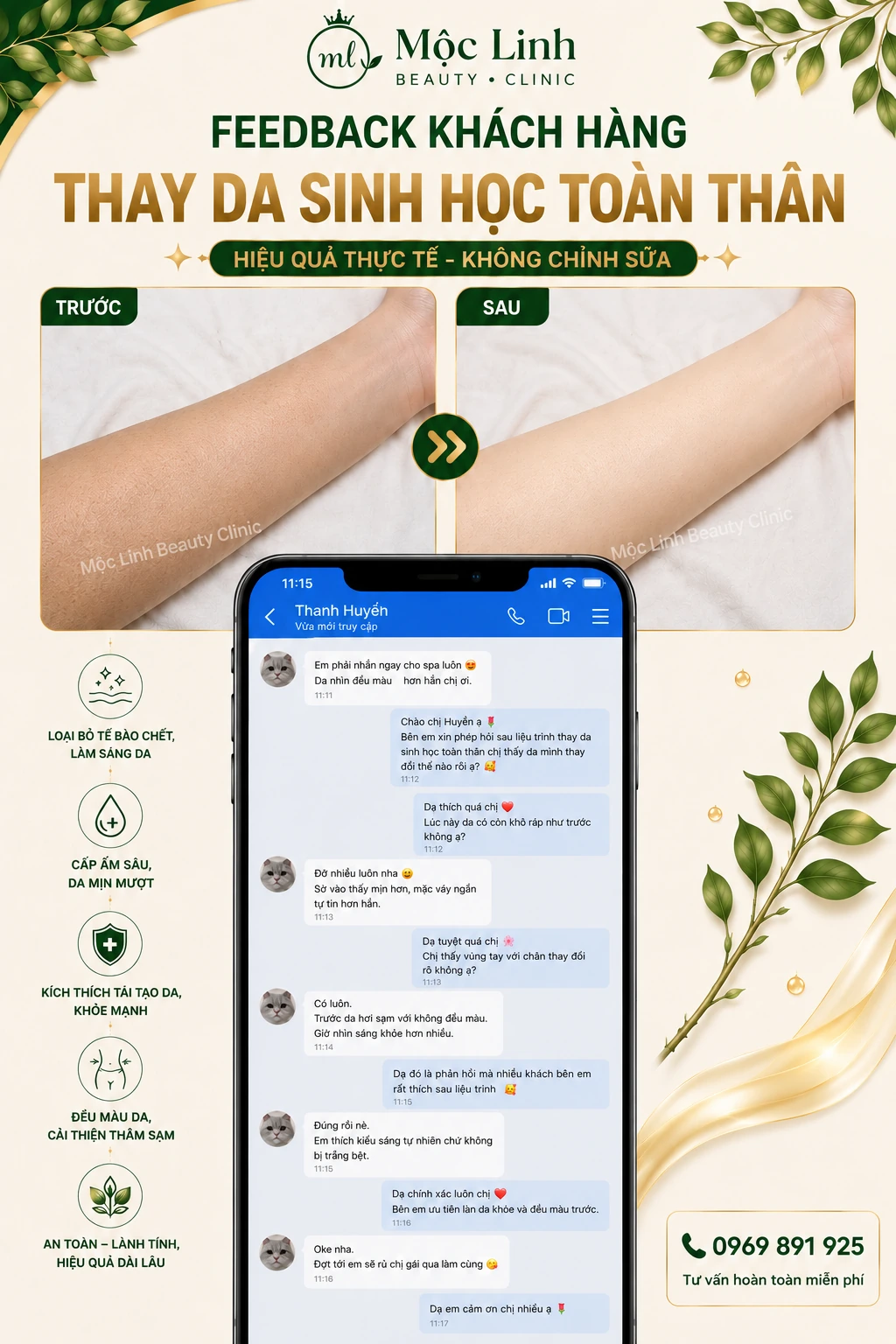 Chăm sóc da với thay da sinh học tại Hải Phòng